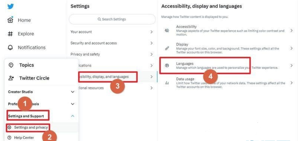 Twitter怎么设置中文？（2023推特设置中文教程）(图3)